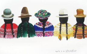 [travel paintings] indigenous women in Bolivia, Peru / kyenam